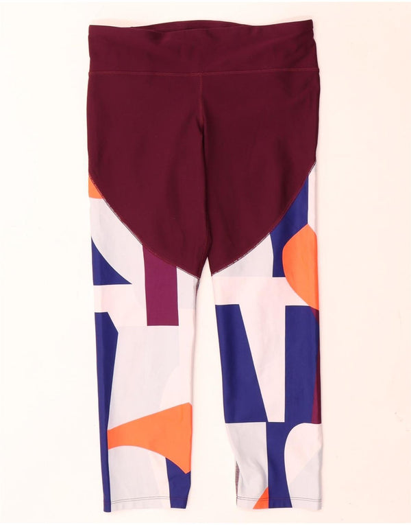 Under Armour Legging Heat Gear Graphic Femme UK 14 Large Multicolore