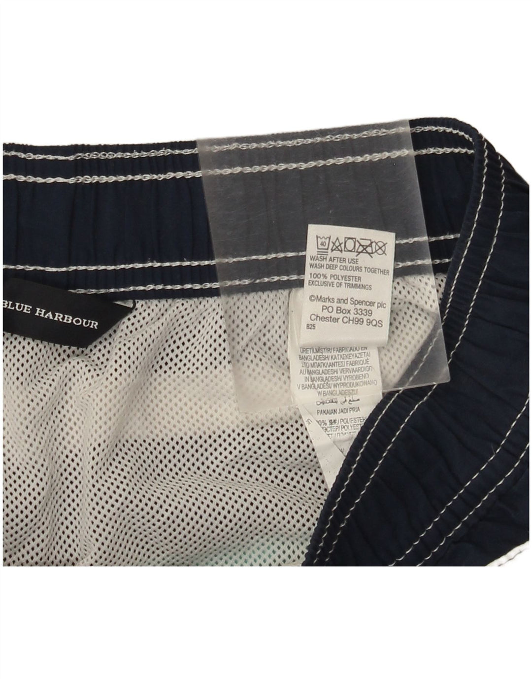 Marks & Spencer Short de Bain Blue Harbor Homme Bleu Marine Moyen