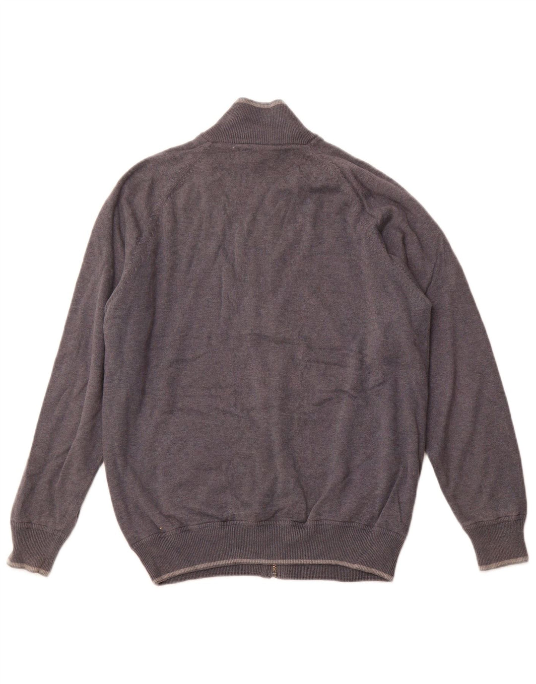 Marks & Spencer Cardigan Pull Homme Gris Moyen Coton