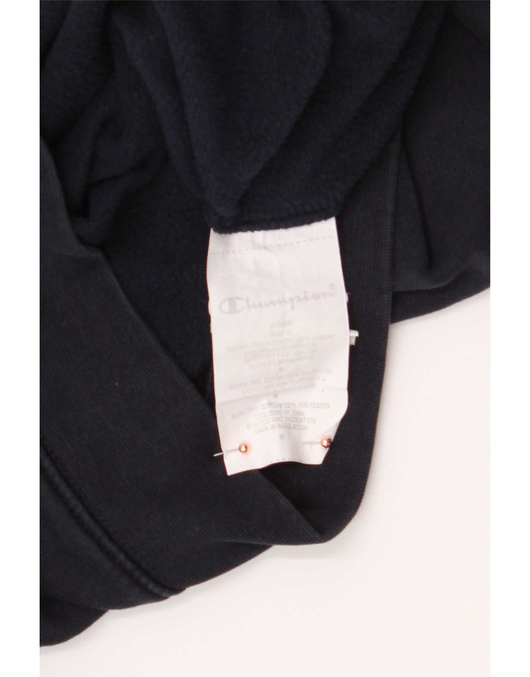 Champion Pull à Capuche Homme Bleu Marine Moyen Coton