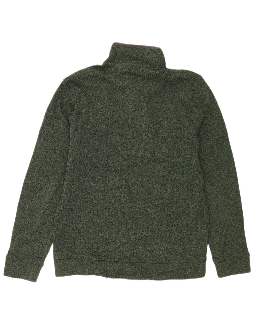 Eddie Bauer Sweat-shirt à col boutonné pour homme Vert moyen moucheté