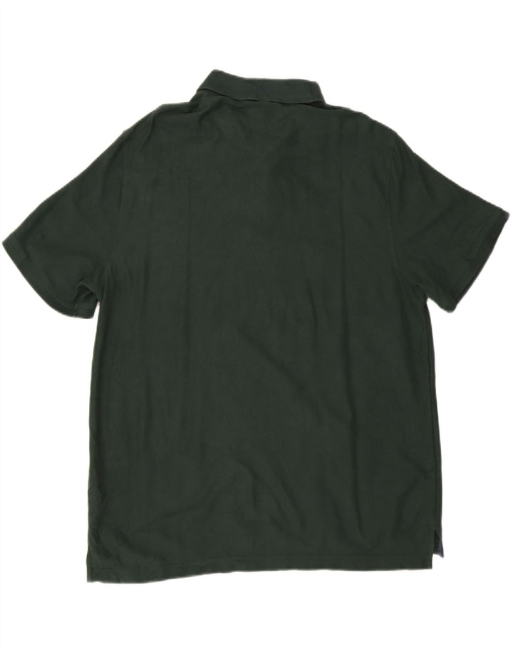 IZOD Mens Polo Shirt 2XL Green Cotton Vintage Izod and Second-Hand Izod from Messina Hembry 