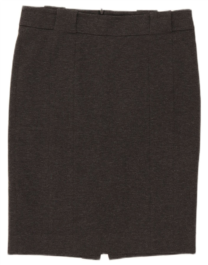 Jupe Crayon Femme Zara Large W30 Gris Moucheté