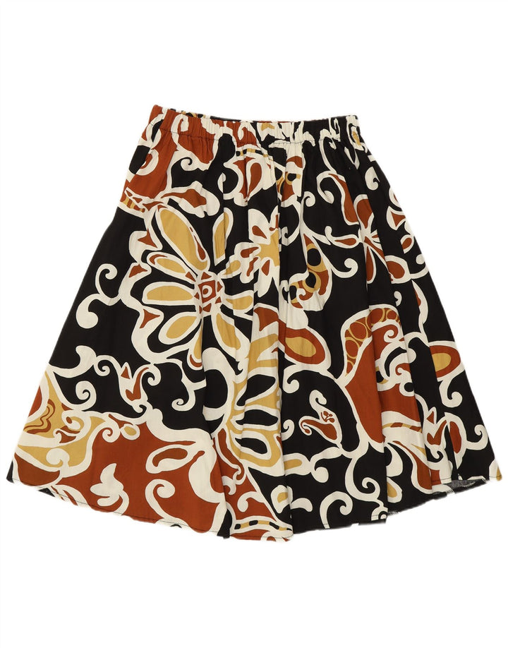 VINTAGE Jupe trapèze femme W28 Medium multicolore floral