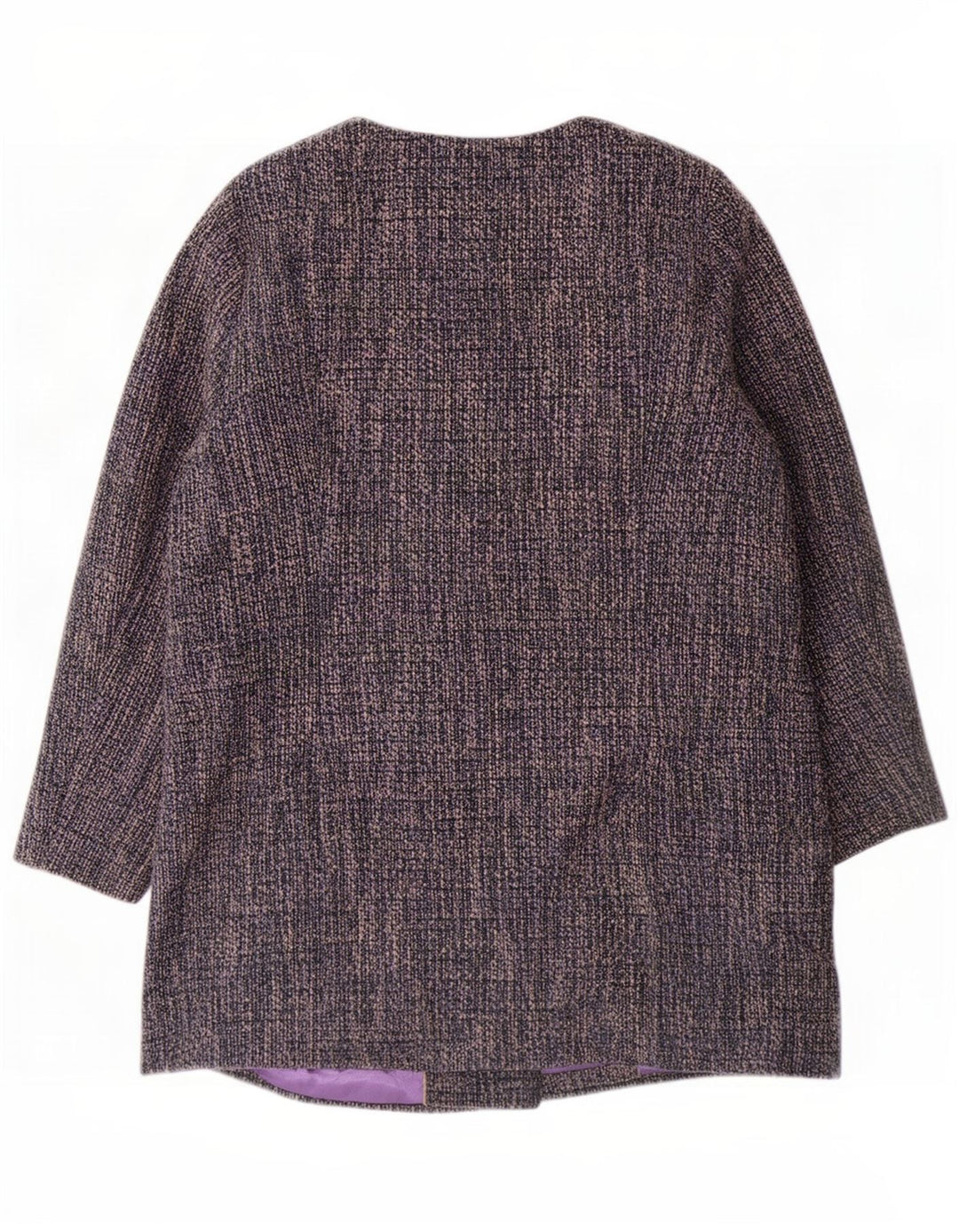 Marks & Spencer Manteau classique pour femme UK 18 XL Bleu moucheté Polyester