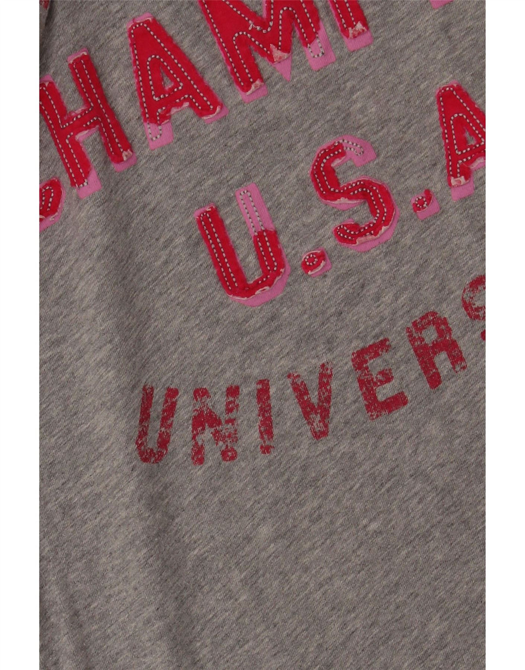 Champion Haut graphique Heritage Fit à manches 3/4 pour femme Gris moyen UK 14