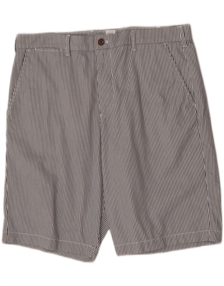 Gap Short Chino Homme W36 Large Bleu Rayé Coton
