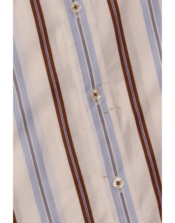 PIERRE CARDIN Chemise Manches Courtes Homme Rayé Moyen Multicolore