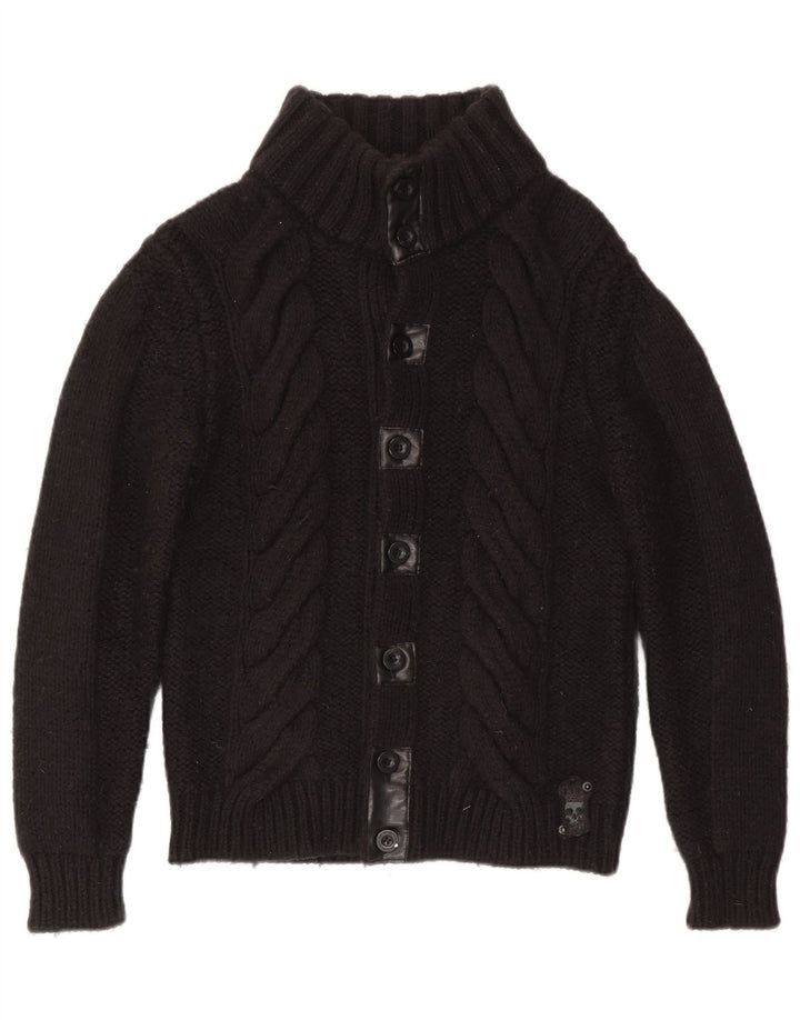 Energie Pull Cardigan Homme Noir Moyen