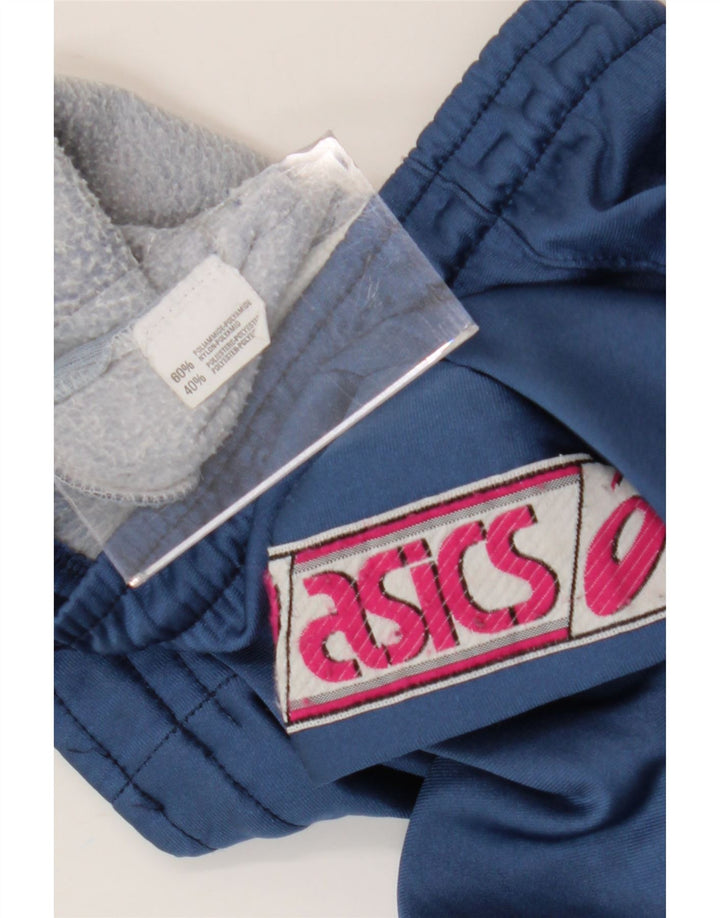 Asics Pantalon de Survêtement Graphique Homme Bleu Moyen Polyamide Colorblock