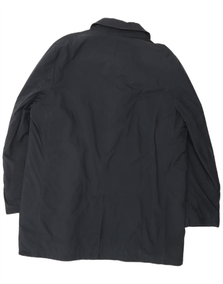 BORSALINO Manteau Homme IT 56 3XL Bleu Marine Polyester Classique