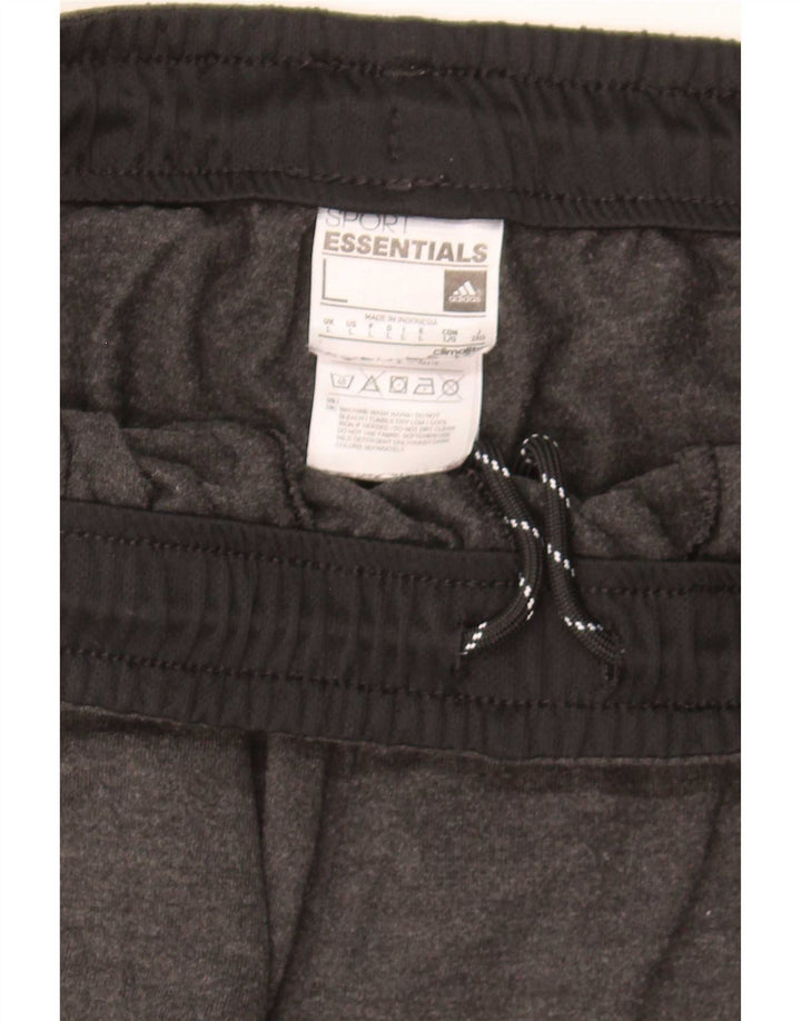 Adidas Short de sport Climalite pour homme en coton gris Taille L