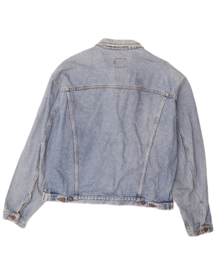 BENETTON Veste en Jean Homme IT 52 XL Bleu Coton