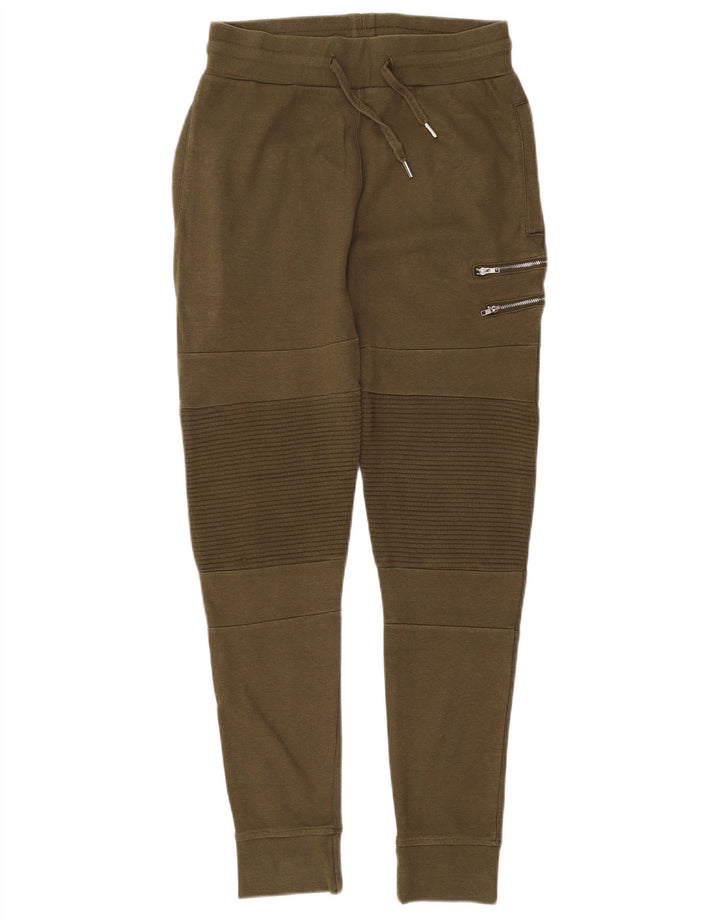 Pantalon De Survêtement Zara Homme Kaki Moyen