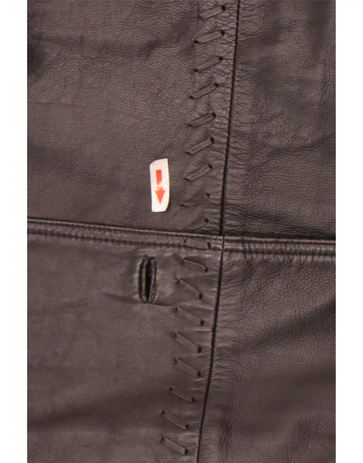 Veste en cuir femme Conbipel IT 44 Medium Noir