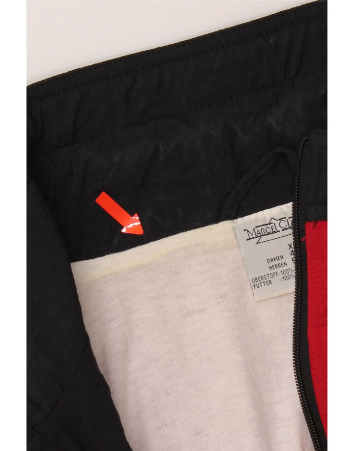 Marcel Clair Veste Anorak Homme UK 42 XL Rouge Colorblock Polyamide