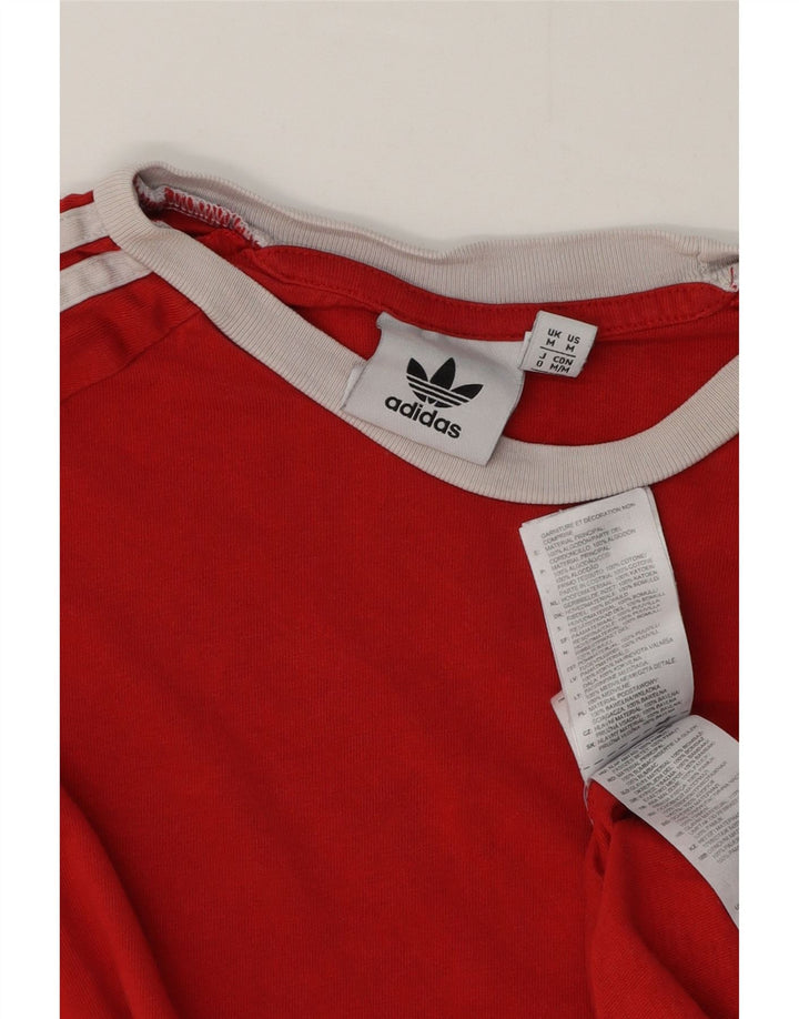 Adidas T-Shirt Homme Top Rouge Moyen Coton