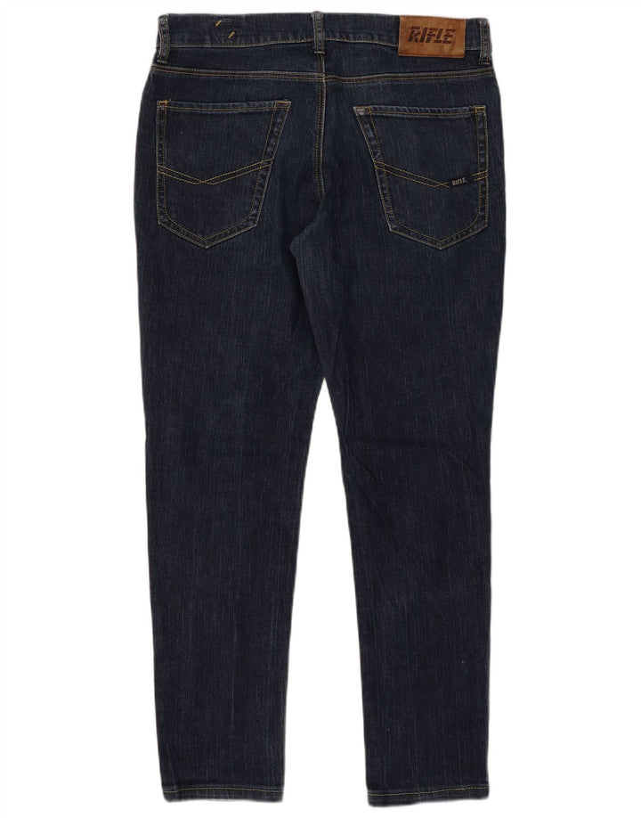 Jeans Slim Homme Rifle W33 L29 Bleu Marine Coton