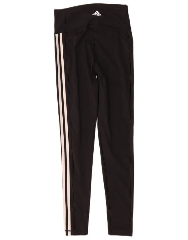 Adidas Leggings Femme UK 12/14 Moyen Noir