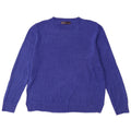 Marks & Spencer Pull à col rond pour femme UK 14 Bleu moyen