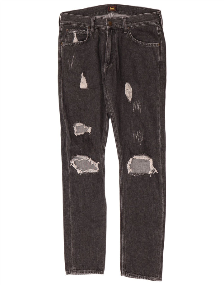 Lee Jean slim vieilli pour homme W31 L32 en coton gris