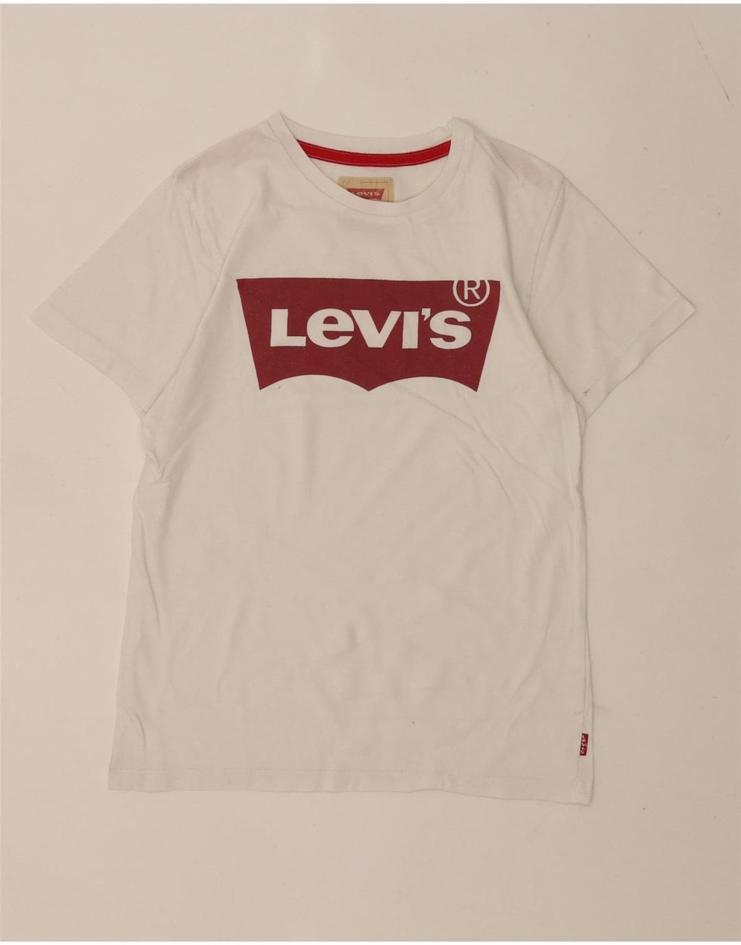 Levi's T-Shirt Graphique Garçon 11-12 ans Blanc