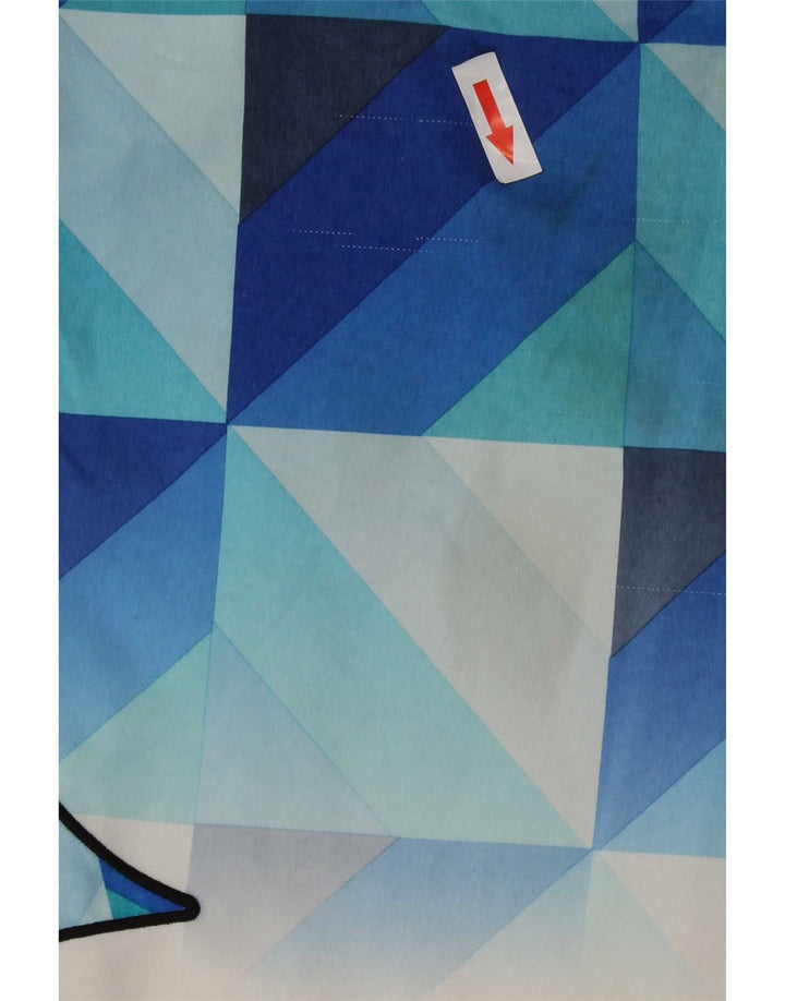 Hurley Short de Bain Graphique Homme Bleu Moyen Géométrique