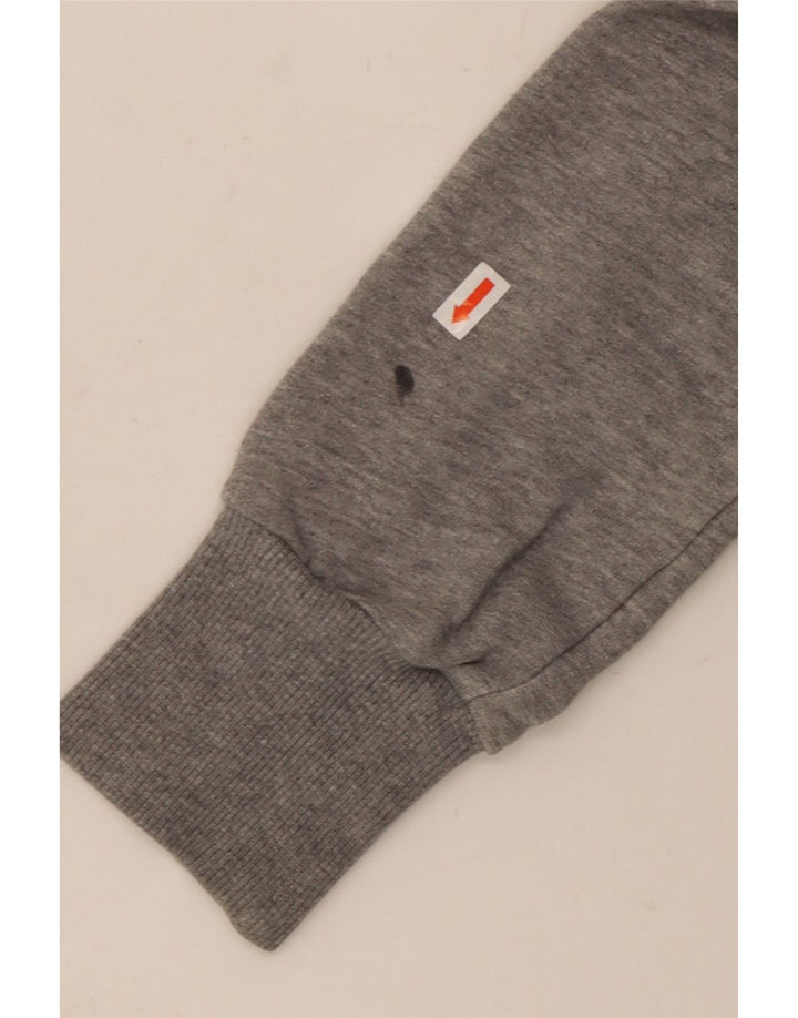 PUMA Veste de survêtement pour femme UK 12 Gris moyen en coton floral