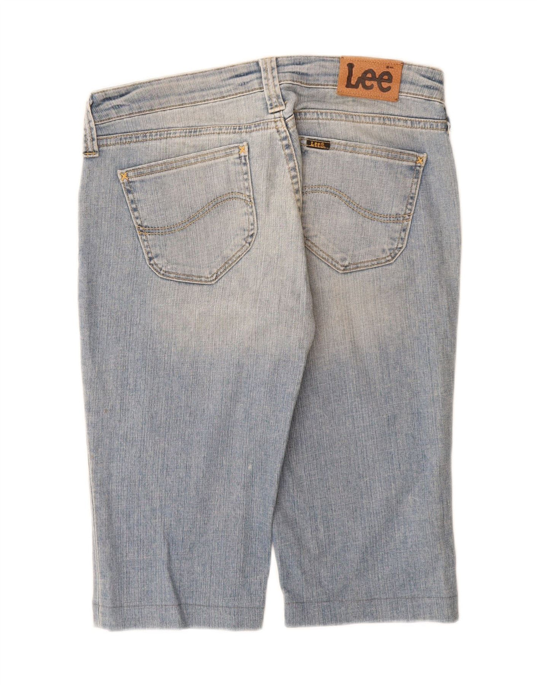 Lee Bermuda Femme Denim W31 Bleu Moyen Coton