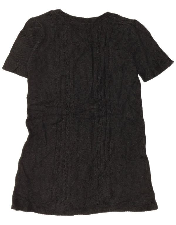 Marks & Spencer Robe pull pour femme UK 14 Acrylique noir moyen
