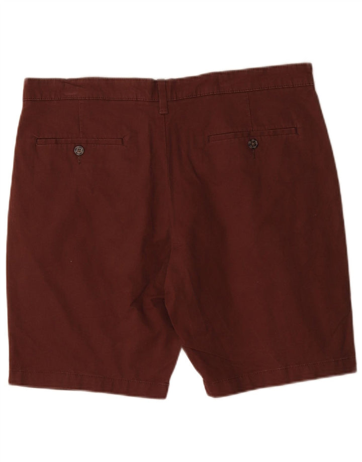 Marks & Spencer Short Chino Homme W36 Large Marron Coton