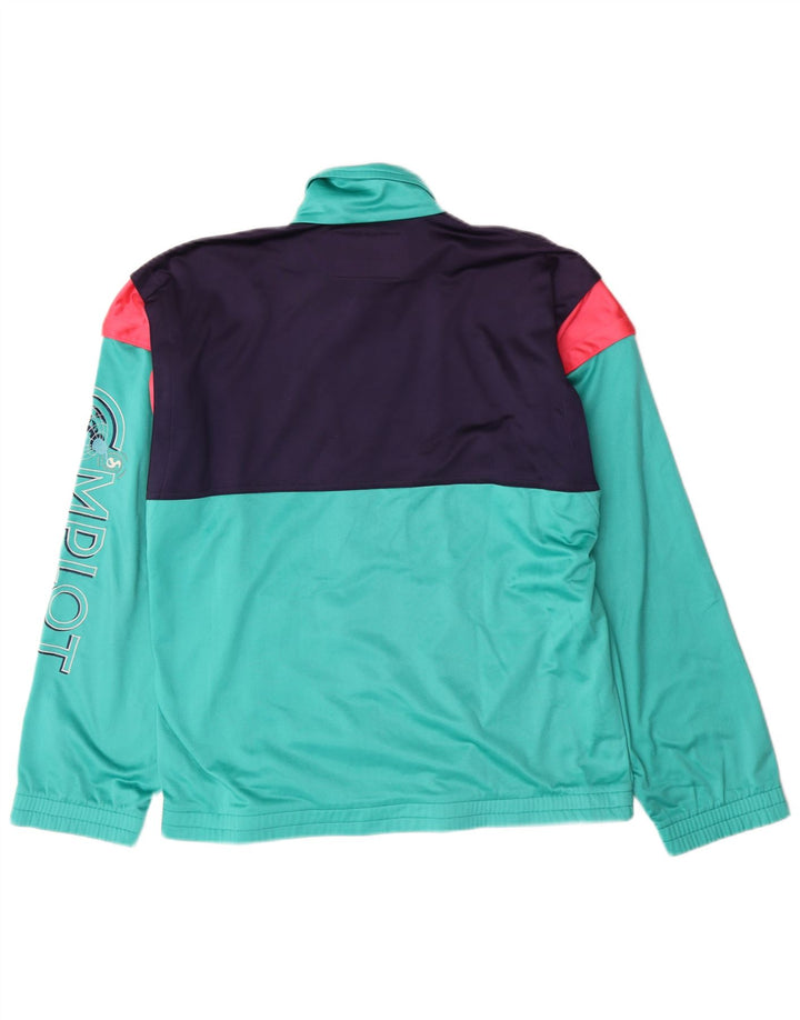 DIADORA Veste de survêtement pour homme UK 40 Medium Turquoise Colourblock