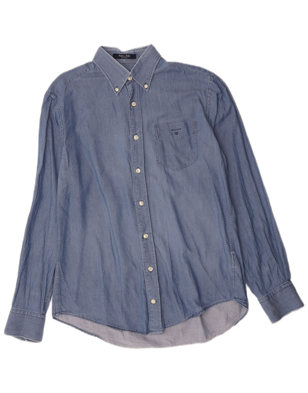 Gant Chemise Madison Regular Fit Homme Bleu Moyen Coton