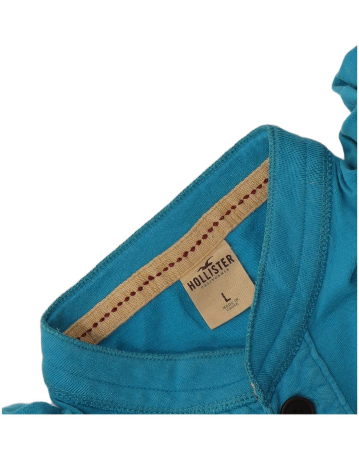 Hollister Polo Homme Grand Bleu Coton
