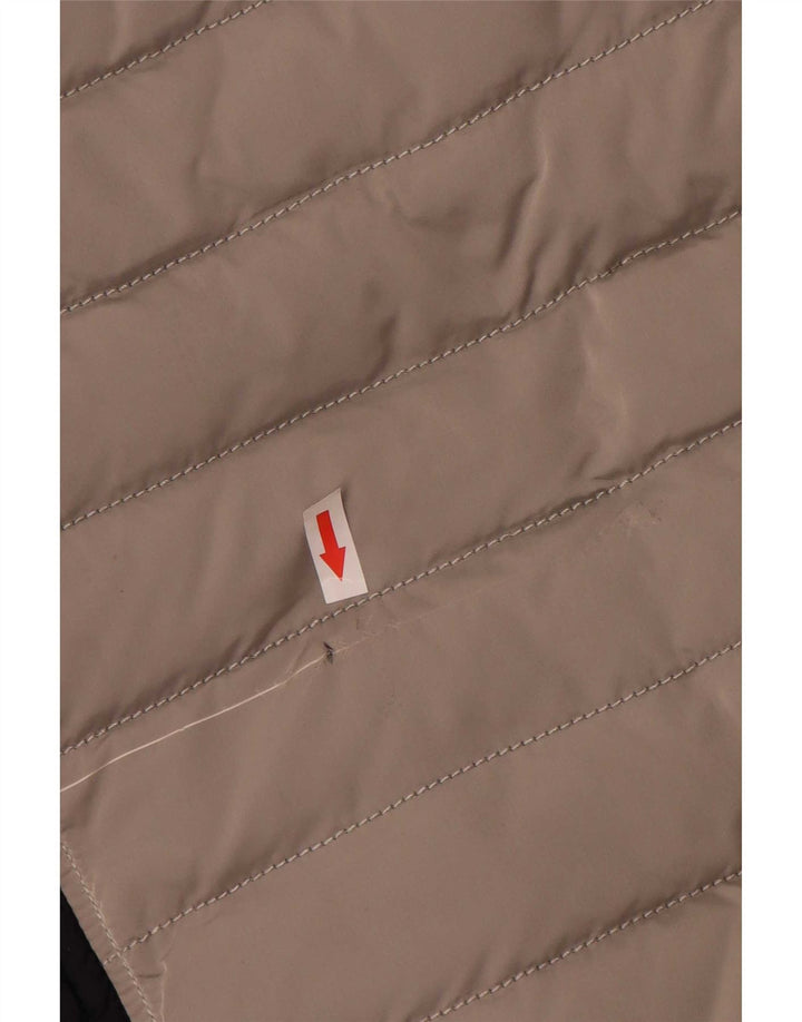 Amerigo Vespucci Veste rembourrée pour homme UK 40 Large Gris Colorblock Polyamide