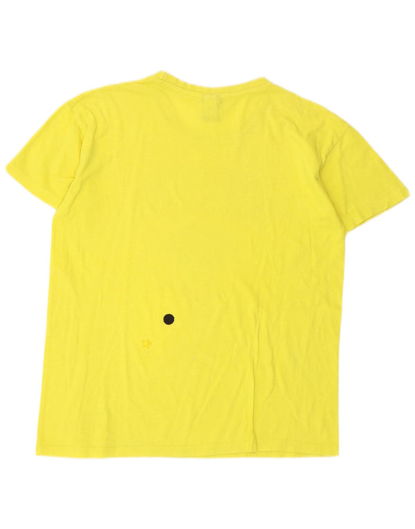 Errea T-Shirt Graphique Top XS Jaune Coton Homme