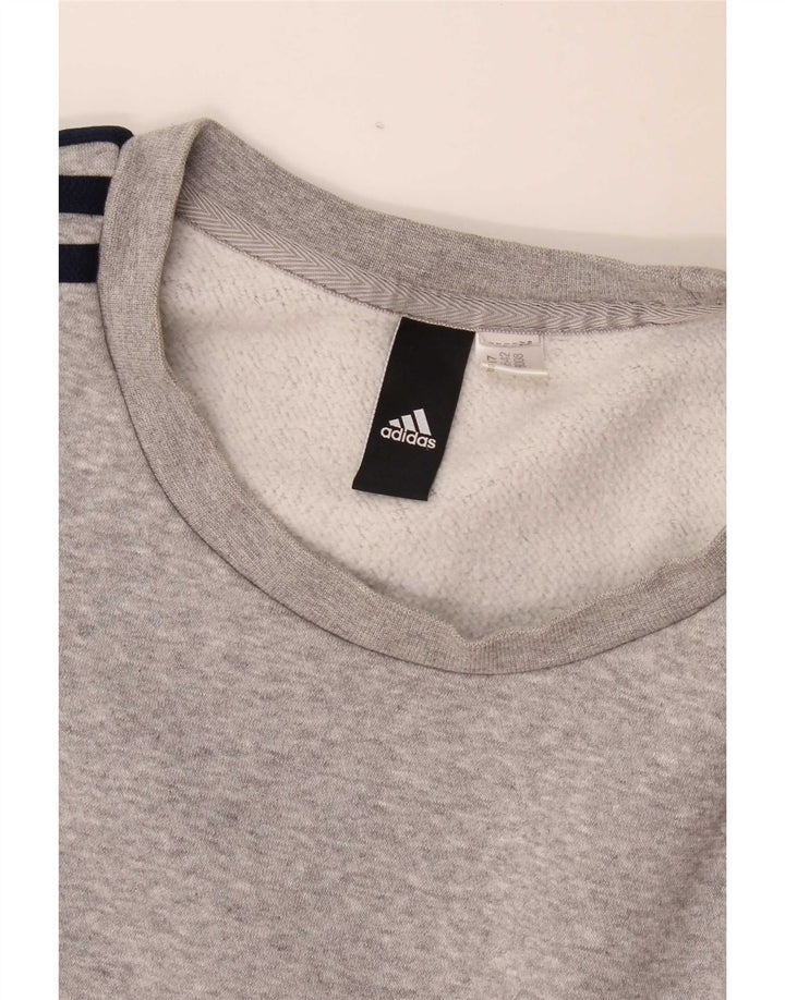 Adidas Sweatshirt Jumper XL Gris Moucheté