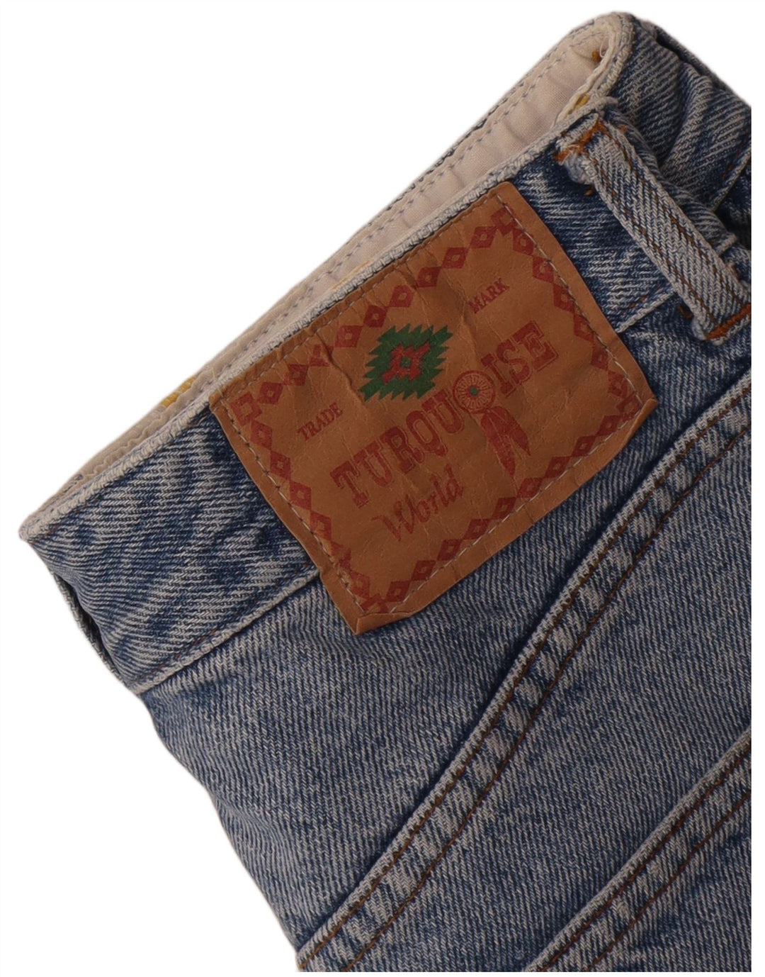 Short en denim femme vintage W26 Petit Bleu