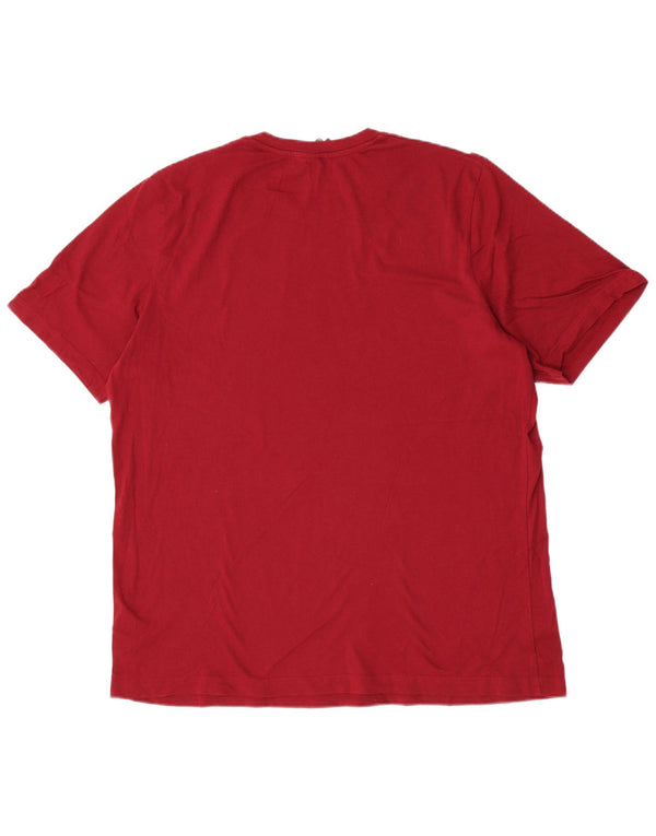 Adidas T-Shirt Homme Top XL Bordeaux Coton Sports