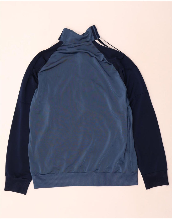 Adidas Veste de survêtement pour homme Taille L Bleu marine Colourblock