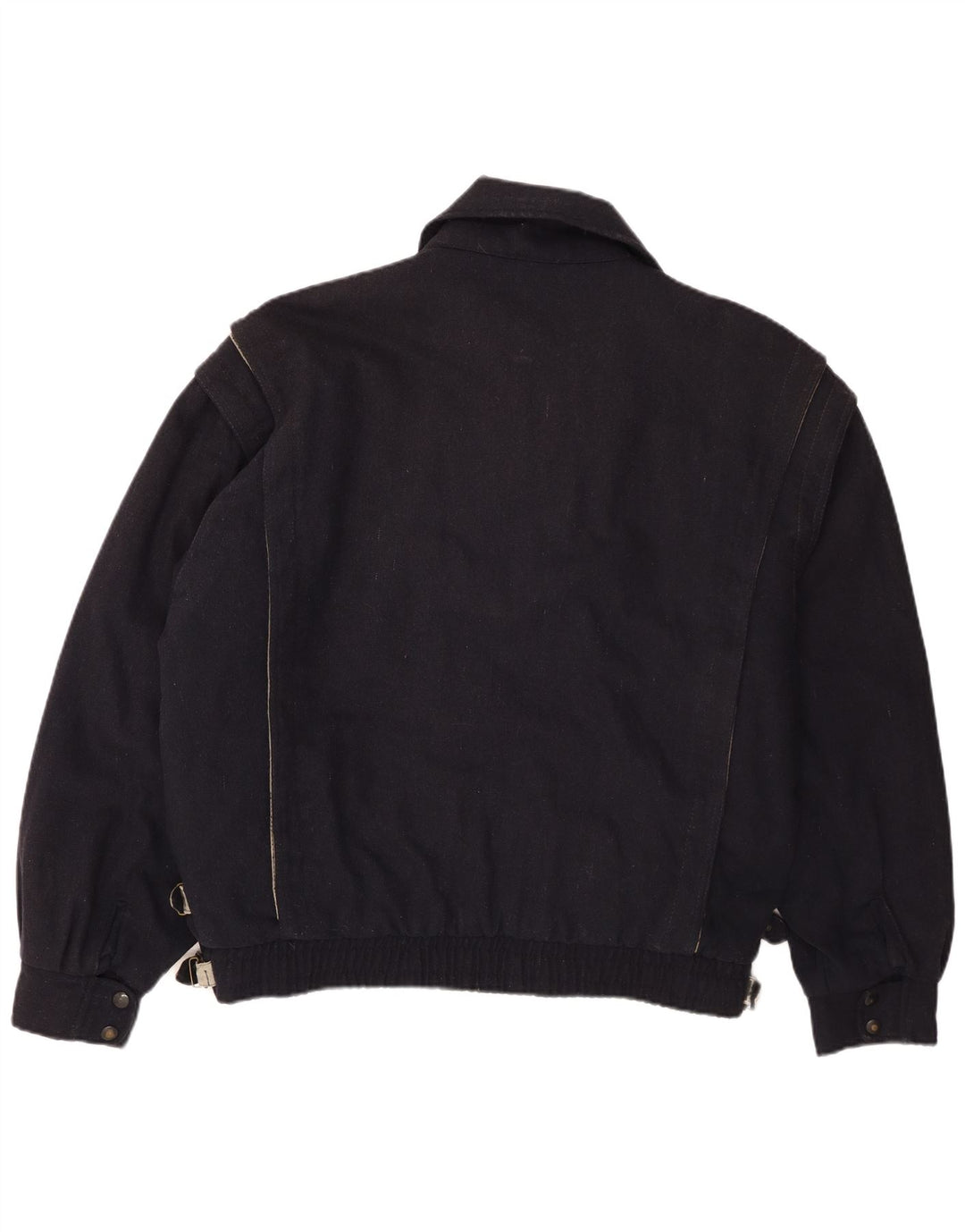 POP 84 Veste Bomber Homme UK 42 XL Bleu Marine Laine
