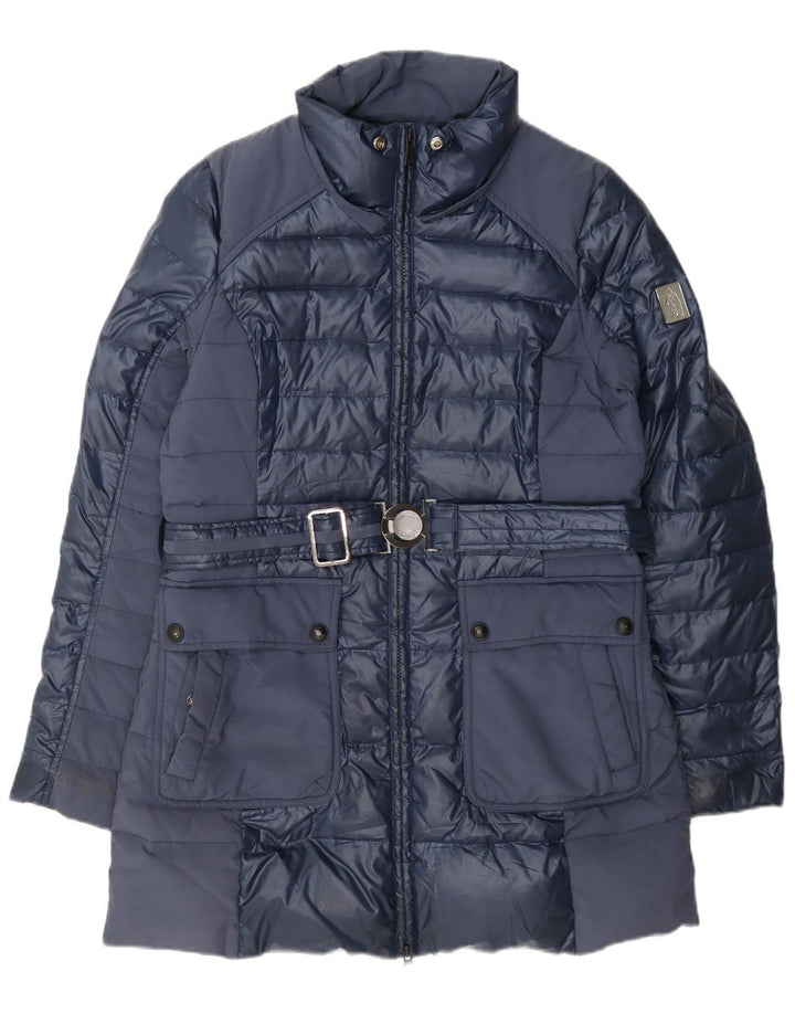 Refrigue Manteau rembourré pour femme UK 14 Large Bleu Marine Polyester
