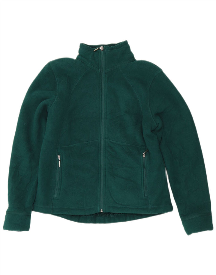 Marks & Spencer Veste polaire pour femme UK 12 Polyester vert moyen