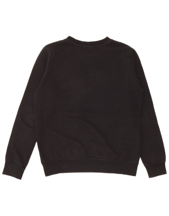 Pyrex Sweat-shirt surdimensionné graphique pour femme UK 10 Petit coton noir