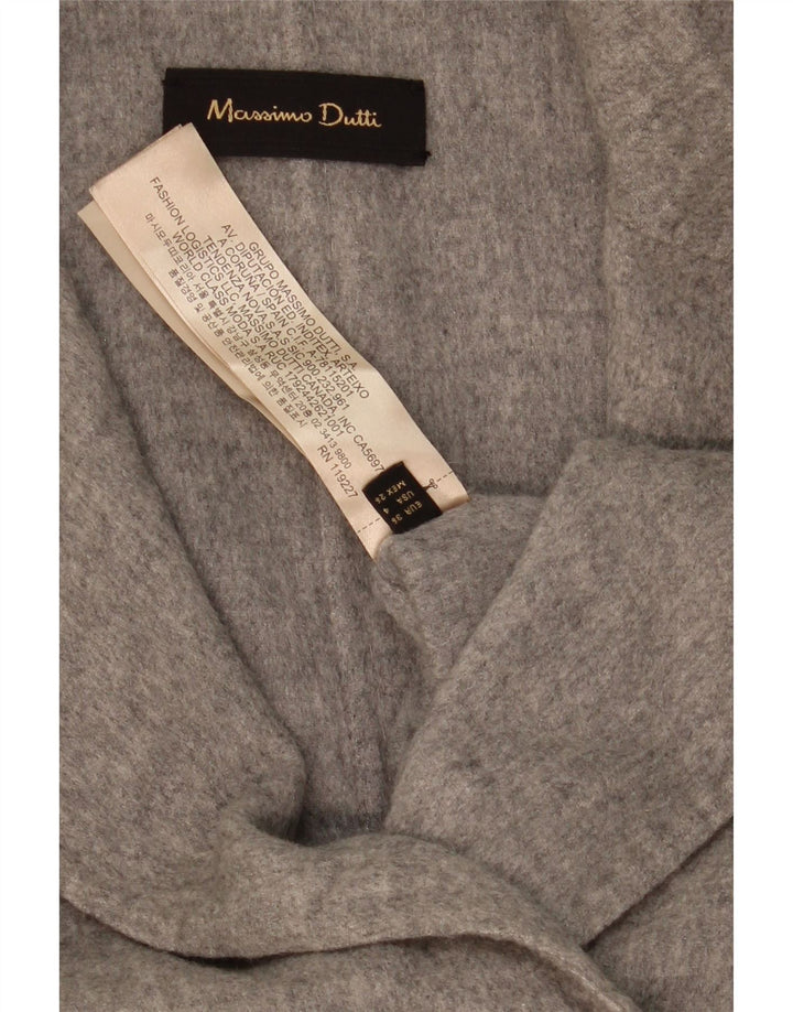 Massimo Dutti Veste blazer surdimensionnée à double boutonnage pour femme EU 36 XS Gris