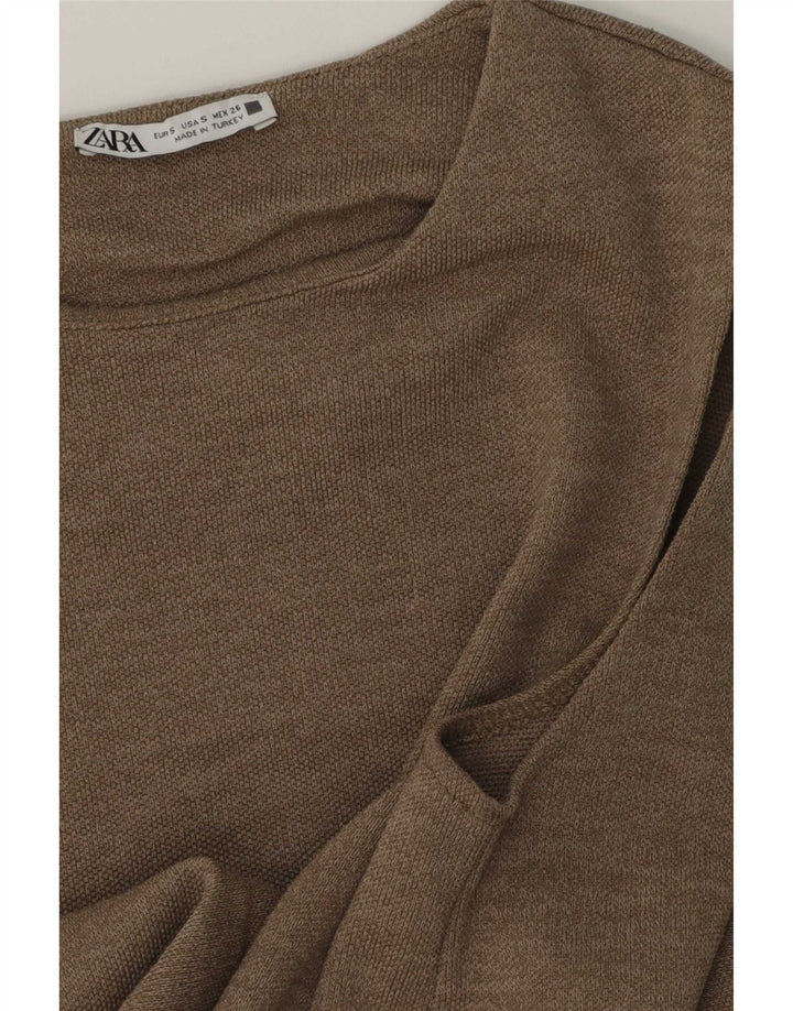 Zara Femme Débardeur UK 10 Petit Beige