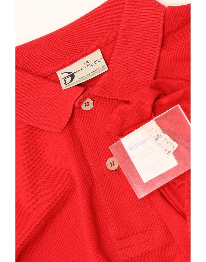 SERGIO TACCHINI Polo Homme IT 46 Petit Rouge Coton