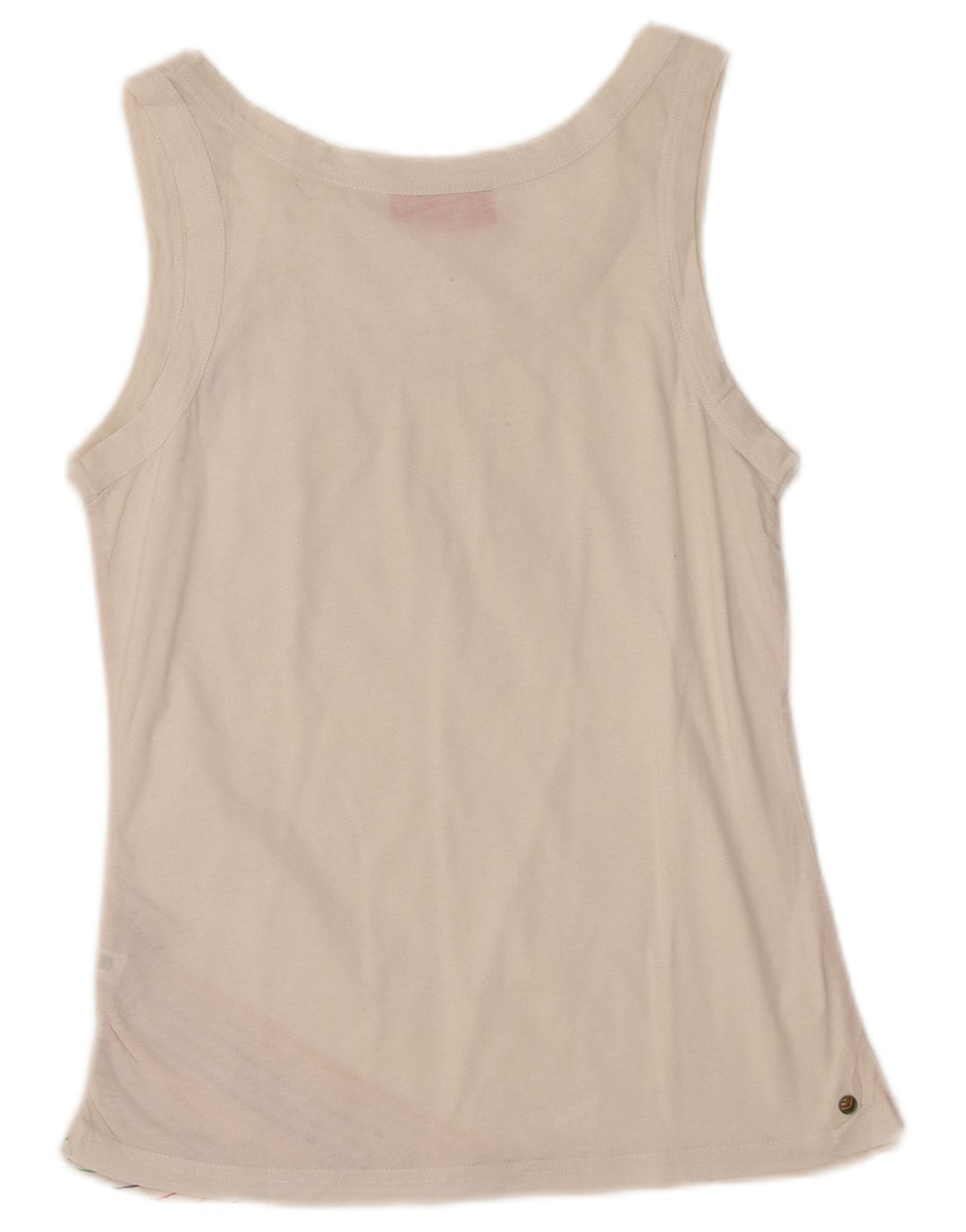 PUMA Débardeur pour femme UK 10 Petit coton rayé blanc