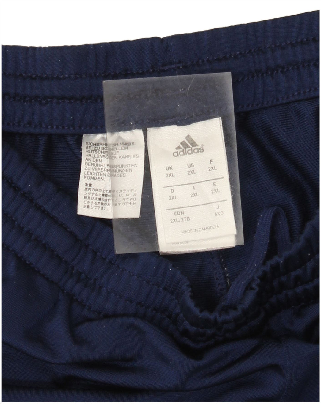 Adidas Pantalon de survêtement pour homme Joggers 2XL Bleu marine Polyester