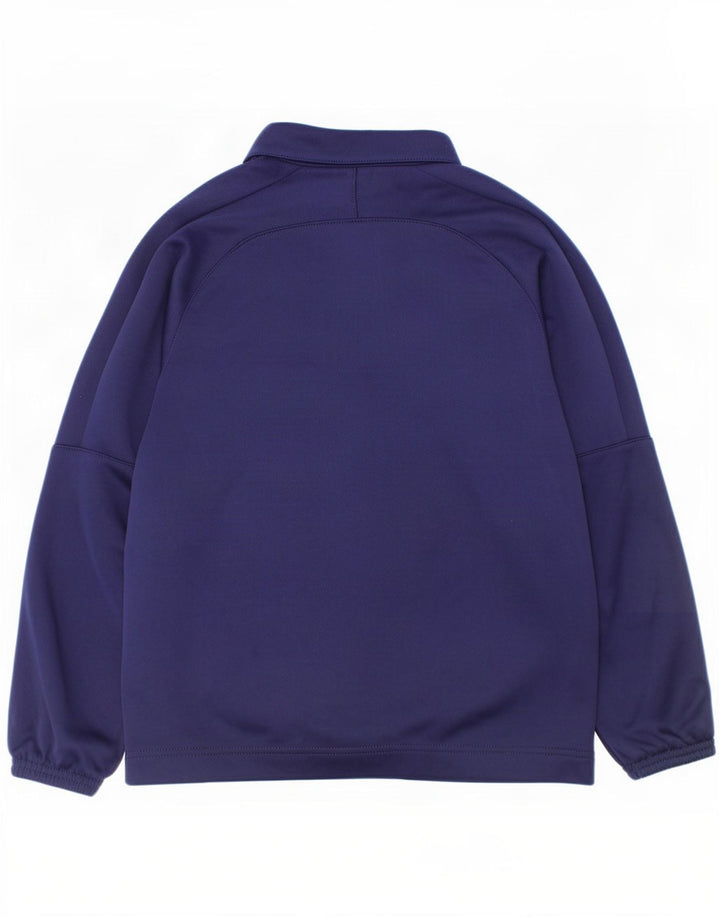 Puma Veste de Survêtement Fille 7-8 ans Bleu Marine Polyester